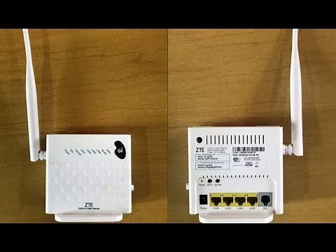 How to Configure ZTE ZXHN H108N Series Modem - Basic Mode