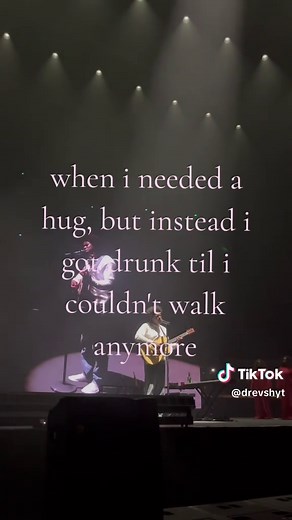 When I Needed a Hug But Instead I Got Drunk Till I Couldn't Walk