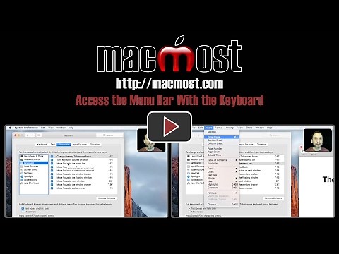 Access the Menu Bar With the Keyboard (#1328)