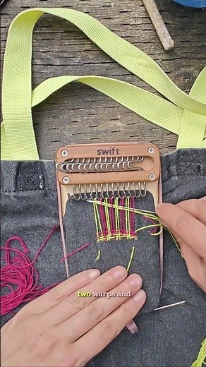 two by two colour weaving, mini