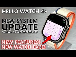 Hello Watch 4+ 4G Android SmartWatch - New System Update! New Features and Watch Face!