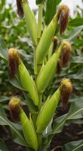 This Corn Plant Grew MULTIPLE Ears 🌽😳 (USA Farm Close-Up)
