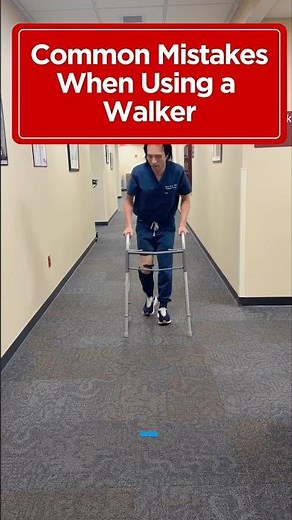 How Not to Use a Walker After Joint Replacement