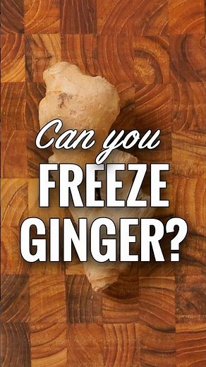 How to freeze ginger! #kitchentips