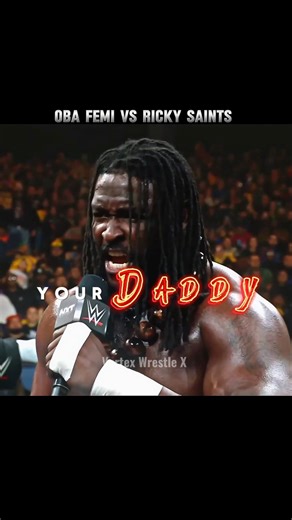 Oba Femi vs Ricky Saints 🔥😈| NXT Title Match 🥶| NXT Deadline 2025 🥵 Edit