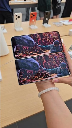 Flagship mobile phone screen quality comparison