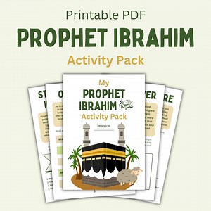 Prophet Ibrahim (AS) Activity Pack for Kids | Islamic Learning Printables | Fun Eid & Ramadan Activities | Interactive Prophet Stories - Etsy