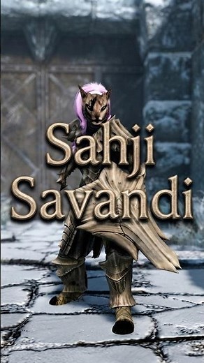 SKYRIM SAHJI SAVANDI FOLLOWER (LORE FRIENDLY/ ACCURATE) MOD #mods #gaming