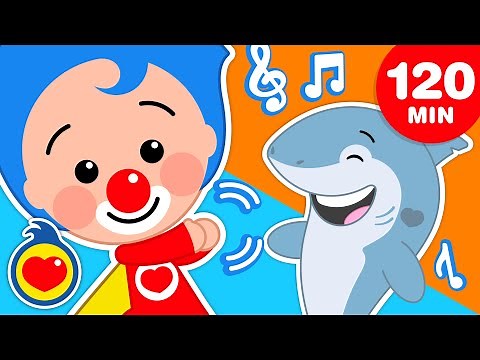Plim Plim Shark ♫ Y Muchas Más Canciones Infantiles para Bailar (120 Min) ♫ Plim Plim