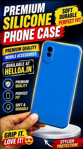 Premium Silicone Pouch Available on HelloA | Stylish & Durable Mobile Protection