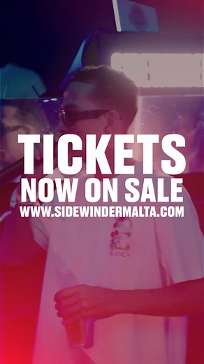 Sidewinder Malta 2026: Book Your Summer Festival Now!