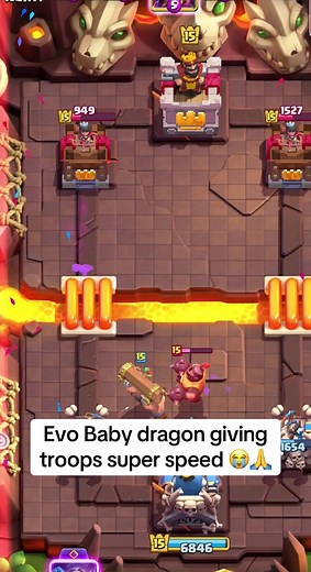 Evo Baby Dragon: Super Speed Troops in Clash Royale