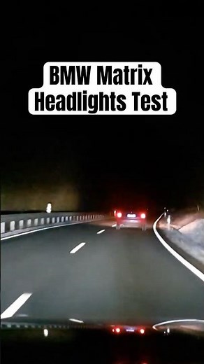 BMW Adaptive LED Headlights Test