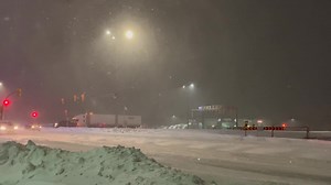 Highway #1 CLOSED viewed from Brandon, Manitoba… -Justin. 🤓 | The Weather Centre of Manitoba