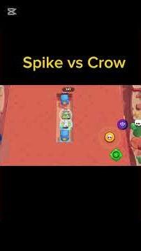 Crow vs spike #brawlstars #brawlstars #shortvideo #gaming