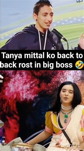 Tanya mittal ko back to back rost in big boss 🤣#biggboss #shorts #trending #viral #comedy