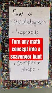 Turn Any Math Concept into a Fun Scaveger Hunt #classroomadventures #havefunteaching #iteachtoo