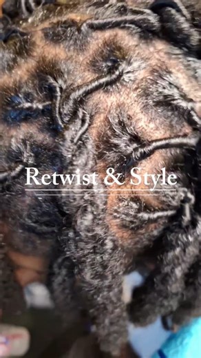 Retwist Locs & 4 Strand Twist Style ✨ Have you ever wondered how a retwist transforms your locs? Let me show you! 🔥 I started by washing and moisturizing his locs using the Karma's Paradise Growth Cocktail System — hydration first, always. Then I went in with the Karma's Paradise Super Hold Gel, sectioning each loc, applying gel to the roots, and securing the loc around itself (no clips needed!) until it was time to style. ✨ Pro Tip: Don’t overtwist — keep it snug but gentle. Over-manipulating 