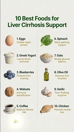 10 Best Foods for Liver Cirrhosis Support