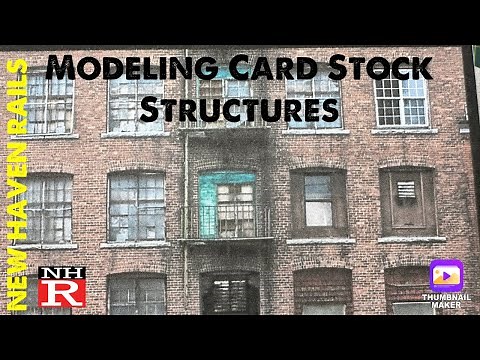 HO Scale Card Stock Modeling