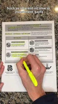 Income Statement Explained in 60 Seconds