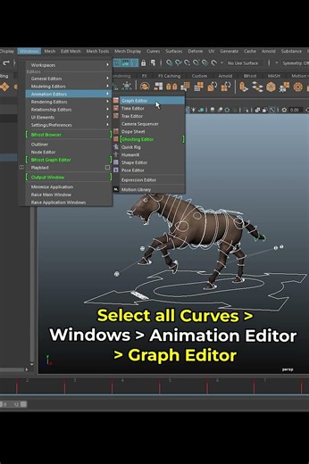 Loop Animation in Maya✅