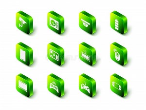 Set Vinyl Player, Motion Sensor, Battery Charge Level Indicator, Wireless Computer Mouse, Portable Video Game Console Stock Vector - Illustration of joystick, vinyl: 228420620