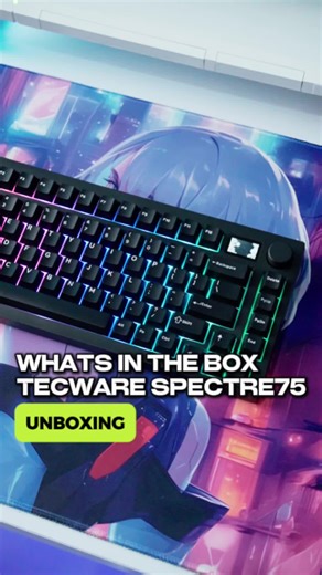Tecware Spectre 75 Wireless 3 Mode Connection -- #tecware #tecwarespectre75 #spectre75 #tpyingtest #typingasmr #typingfeel #asmr #mechanicalkeyboard #rekomendasikeyboard #unboxingkeyboard #rekomendasikeyboardmechanical #gaming #gamingsetup #gaminglife #gamingontiktok #keyboard #keyboardmechanical #wirelessmechanicalkeyboard #wirelesskeyboard #keyboardgaming #clovergaming