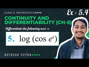 Class 12 Ex 5.4 Q5 Maths | Ex 5.4 class 12 maths q5 | Question 5 exercise 5.4 Class 12
