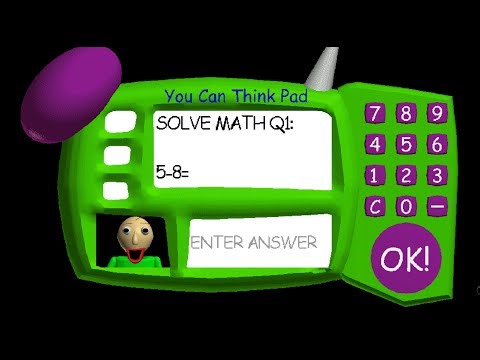 Playing SCARY GAME in Baldi Basics...