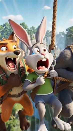Fox & Rabbit Trapped – Forced to Cooperate Pixar 3D Animated Comedy 8k mp4
