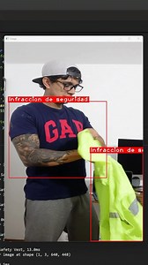 100K views · 2.7K reactions | Detección de uso de implementos de seguridad con Computer Vision, en este caso detección de chaleco de seguridad en obra. #python #programacion #computervision #coding | Pildoras de programación | Facebook