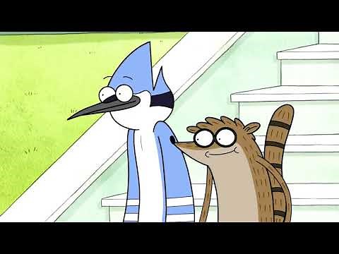 Regular Show - Mordecai And Rigby Want A Scary Movie Night At The Cemetery