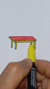 كيفية رسم طاولة طعام بطريقة سهلة ♥️ رسم وفن رسم وفن رسم بالقلم الرصاص رسومات بالرصاص رسم بالقلم الرصاص رسومات وألوان #reels #reelsfb | أفكار و إبداعات idée et créativité