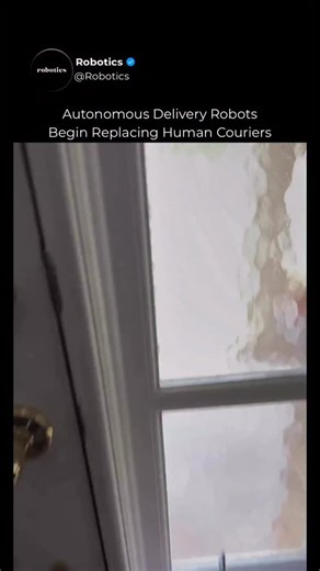 Robotics | Follow US (@ROBOTICS) to learn something NEW everyday 🚀 Parcel delivery is starting to change. Autonomous robots are being tested to... | Instagram