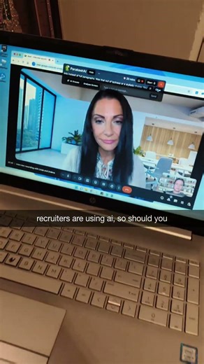 AI in a job interview is wild 😆 #partnerparakeetai #jobsearch #interviewtips #ai #fyp #viral
