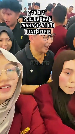 Jangan Dorong Dong 😂 Gak Sia-sia Usaha Mahasiswi Ini 🔥🔥 #rockygerung