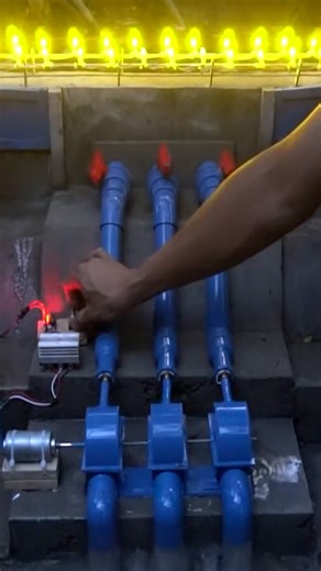 DIY Hydroelectric Power Plant With 3 Turbines | DIY & Crafts