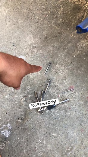 Incase of emergency nasiraan tayo ng thread pwede po tayo mag DIY narito ang #ttype #handmetal #tools #screw #thread #maker