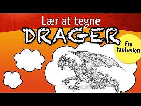 Lær at tegne DRAGER fra fantasien | med Jan Kjær