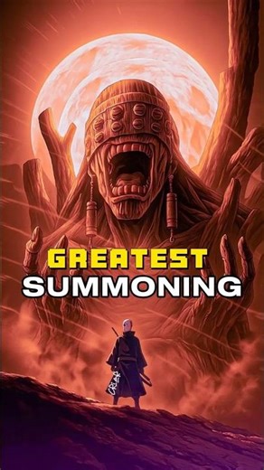 Top 5 powerful summonings of Naruto #anime #Naruto