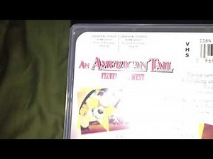 An American Tail Fievel Goes West 1998 VHS Review