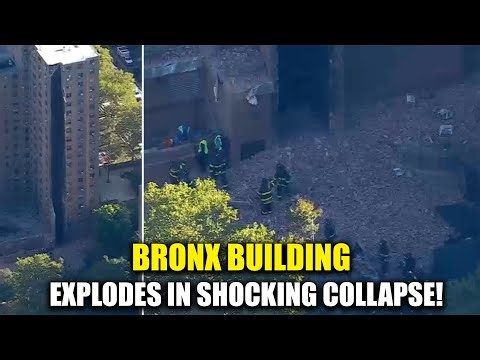 Bronx High-Rise Partially Collapses After Explosion | Shocking Footage of 20-Story Building
