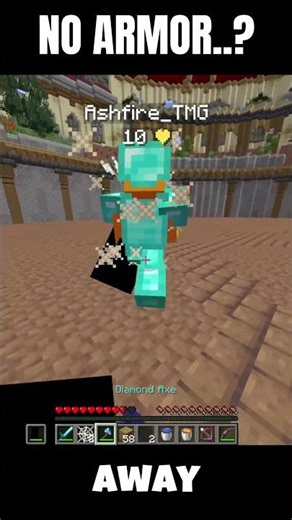 Can You Win UHC with NO ARMOR? #minecraft #minecraftpvp #uhc #noarmor