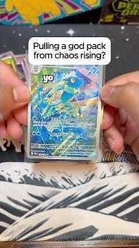 Can we pull a GOD PACK with Chaos Rising?!?! #pokemon #pokemoncards #chaosrising