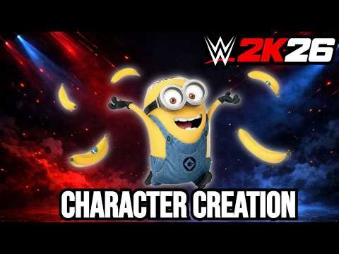 Minion Character Creation in WWE 2K26! (Full Build & Showcase)