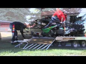 Aluma 8614 Snowmobile Trailer