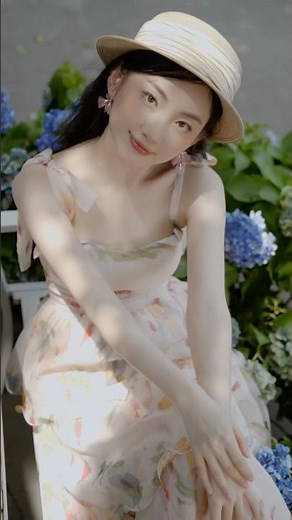 Sweet Floral Print Layered Chiffon Slip Dress with Long Sleeve Cardigan