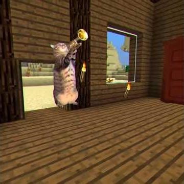 Meme Animals Cats and Dogs part 38 in Minecraft ( shorts version )