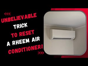 Unbelievable Trick to Reset a Rheem Air Conditioner!